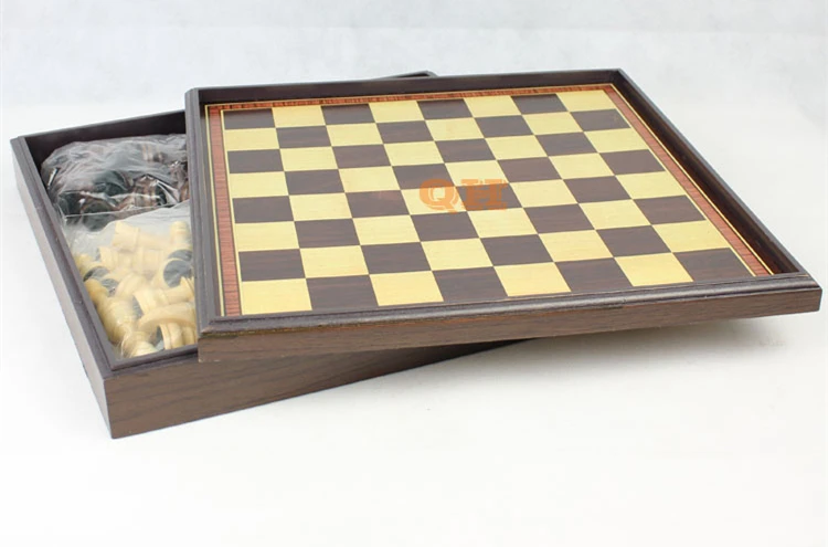 Jeu d'échecs en bois, jeu de société échiquier