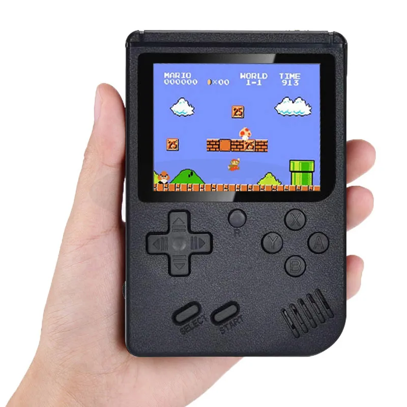 New Built-in 500 Games 800mAh Battery Retro Video Handheld Game Console 3.0 Inch LCD Game Player for Child