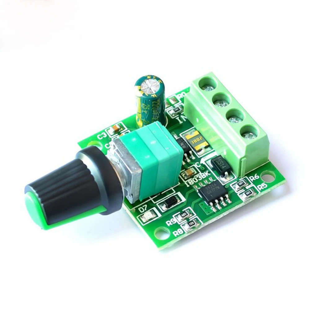 

DC 2A 1.8V 3V 5V 6V 12V PWM Low Voltage Adjustable Switch Motor Speed Controller Switch PWM Adjustable Drive Module