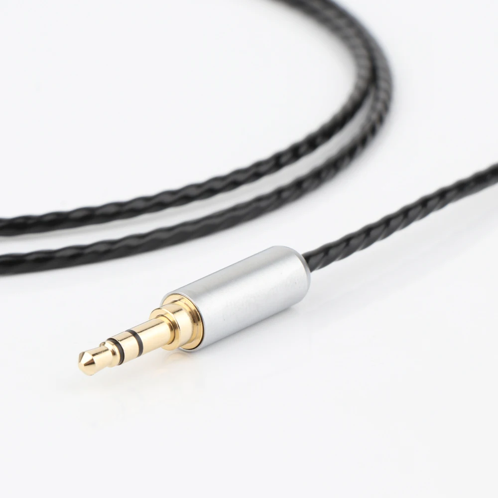 1 2M High quality 2 5MM to 3 5MM cable Replacement Audio upgrade Cable For HD598 hd518 hd558 headphones cable