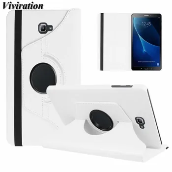 

Funda Tablet Case Cover For Samsung Galaxy Tab A A6 10.1 SM-T580 T580N T585 T585C High Quality White Black Pink Business PU Case