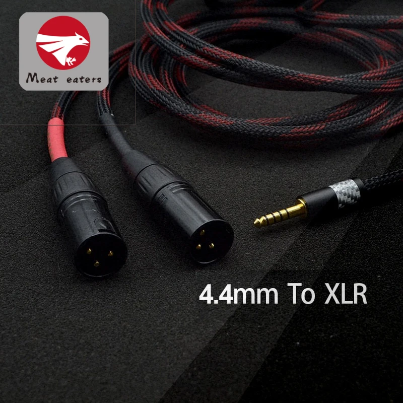 Hi-Fi баланс 4 мм до 2 XLR 3 Pin кабель аудио/Canare с магнитным кольцом для Mp3 pha2a wm1a 1z zx300a ЦАП