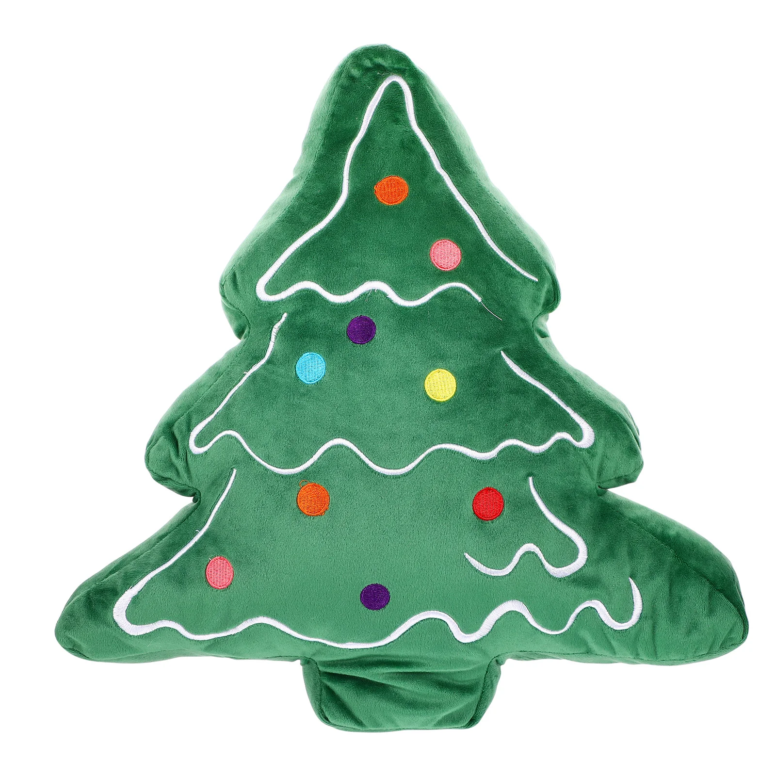 Cartoon Christmas Tree Stuffed Plush Toy Tree Doll Soft Pillow Cushion Kids Gift Home Children Room Bed Decoration