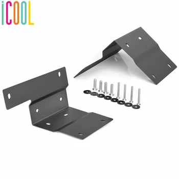 

2x Car Auto Engine Hood Bracket Holder Offroad SUV Engine Cover Led Work Light Mounting Clamp Fit For Jeep Wrangler JL 2018 2019