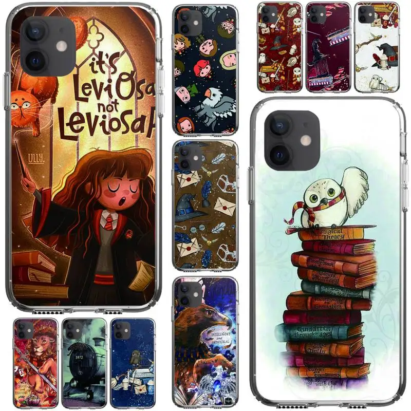 Eternally Hogwart Harries Поттер комикс чехол для телефона Прозрачный Iphone 5 6 7 8 11 12 Plus XR X XS SE2020