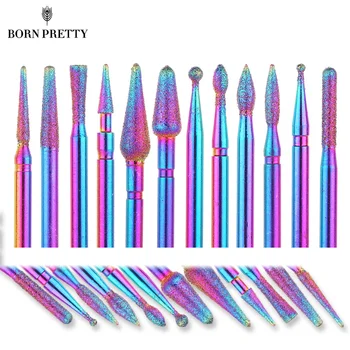 

5PCS/6PCS Nail Drill Bits Set Colorful Milling Cutter Manicuring Electric Nail File Gel Polish Grinding Nail Tools Accessories