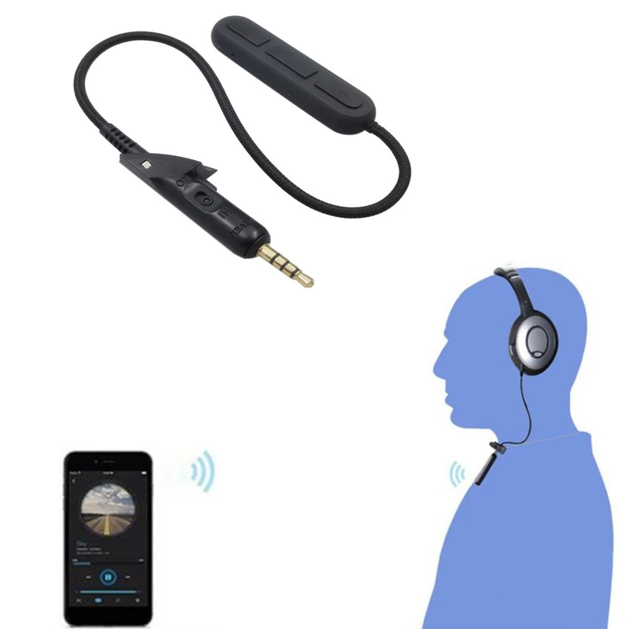Replacement Bluetooth headphone Cable Audio Cable for BOSE QC15 Headphones High Quality