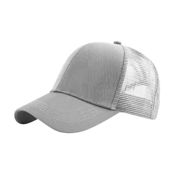 

Baseball Cap Outdoor Unisex Baseball Solid Color Mesh Cap Open Back Sun Hat Cap шляпа женская летняя kpop шляпа casquette