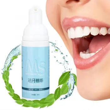 

Teeth Whitening Teeth Cleaning Mousse Tartar Removal Fresh Breath Anti-Bacteria Oral Care Liquid 60ml Dentistry