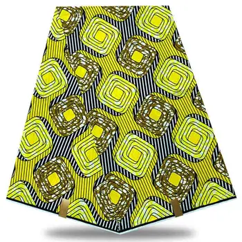 

Veritable Wax tissus Guaranteed Real African Wax 6yard/lot 2020 100% Cotton Nigeria Wax High Quality African Fabric Print DE895