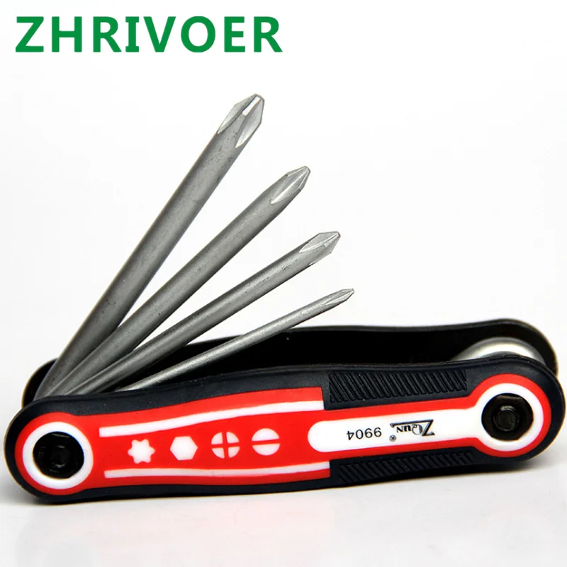 

8-in-1 folding hex wrench screwdriver set universal hex box star combination outdoor maintenance tool