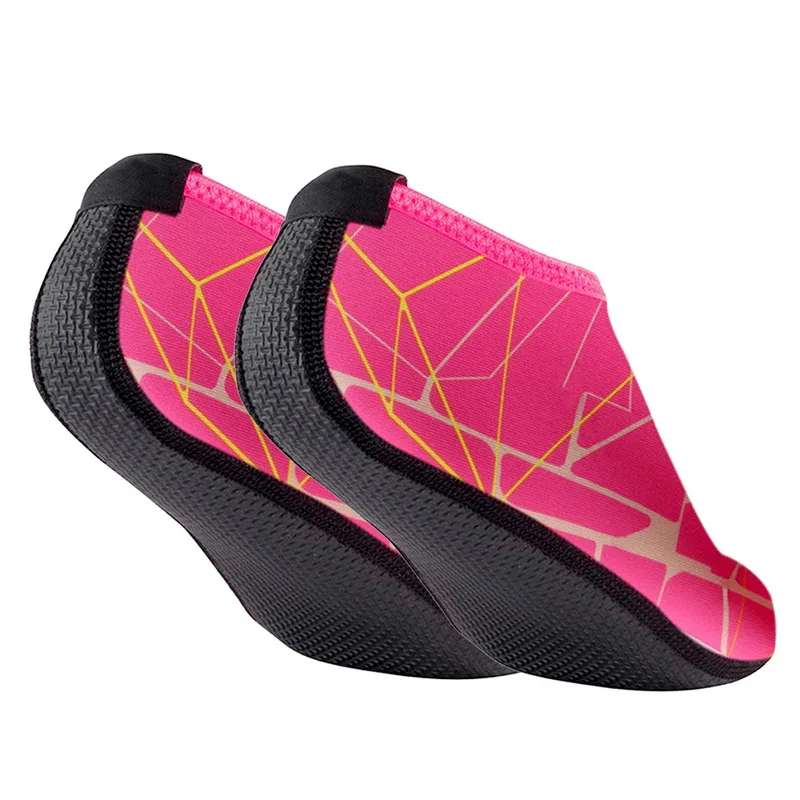 Кроссовки Обувь для плавания быстросохнущая для плавания пляжная обувь Босиком легкие носки для детей, мужчин и женщин - Цвет: Red