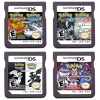 

DS Video Game Cartridge Console Combo Multi Card Pokeon Black2 White2 HeartGold SoulSilver 2 In 1 For Nintendo DS 3DS 2DS