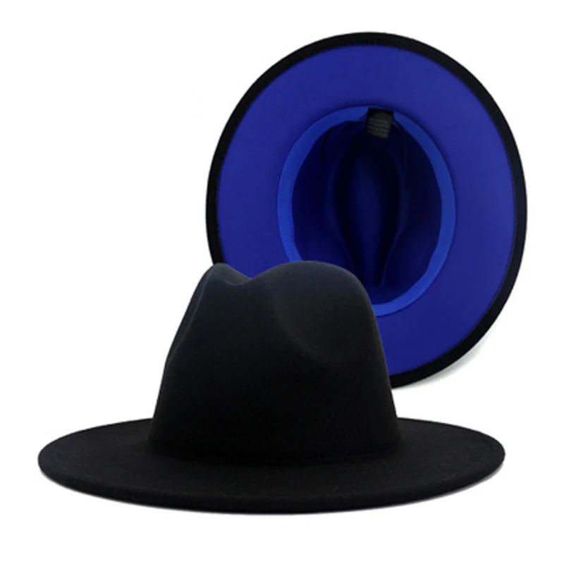 Dreamstar Women Men Fedora Hat for Autumn 100% Wool Trilby Church Jazz Caps with Bowknot Ribbon 