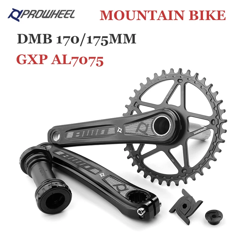 PROWHEEL Mountain Bike Crankset 170/175mm Crank GXP Narrow Wide Sprockets 32T 34T 36T 38T with Bottom Bracket BB MTB set |