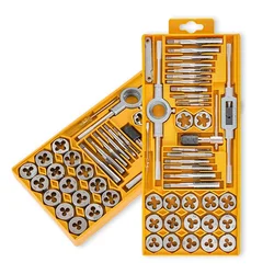 Juego de herramientas manuales de reparación de grado Industrial, llave de roscado de tornillo de 40 M3 M12, llave métrica de perforación Manual