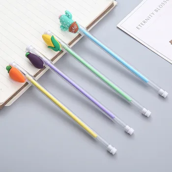 

36 Pcs Per Set Vegetable Gel Pen South Korea Simple for Student Stationery Wholesale Creative Cute Nice Water-based Paint Pen