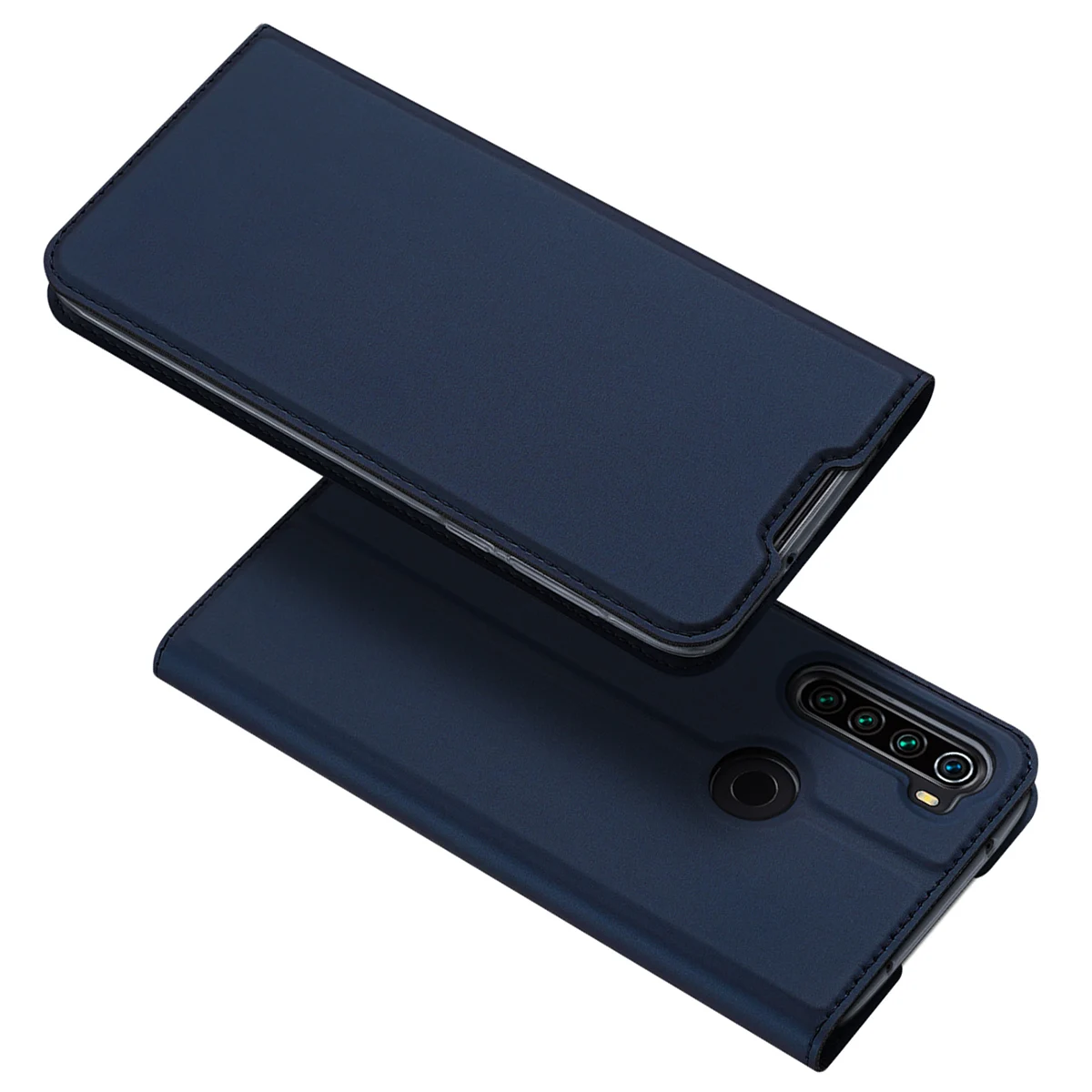 Чехол-книжка для Xiaomi mi Red mi Note 8T с отделением для карт и подставкой из искусственной кожи TPU Мягкий защитный чехол-бампер для мобильного телефона