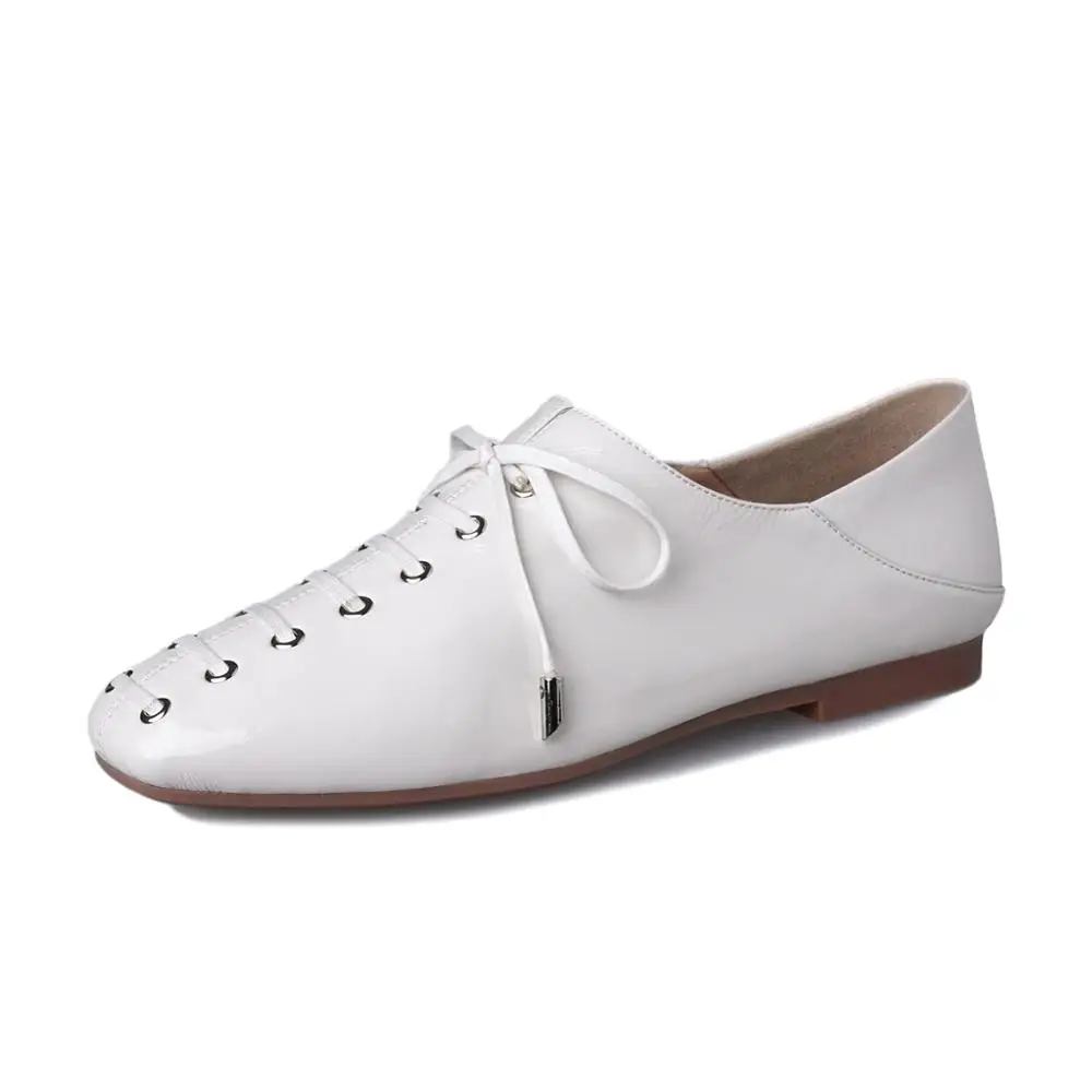 

New fashion flat shoes women real leather fabric cross straps comfortable lining spring autumn casual handmade shoes women