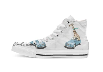 

Riding High Custom Casual High Top lace-up Canvas shoes sneakers Drop shipping
