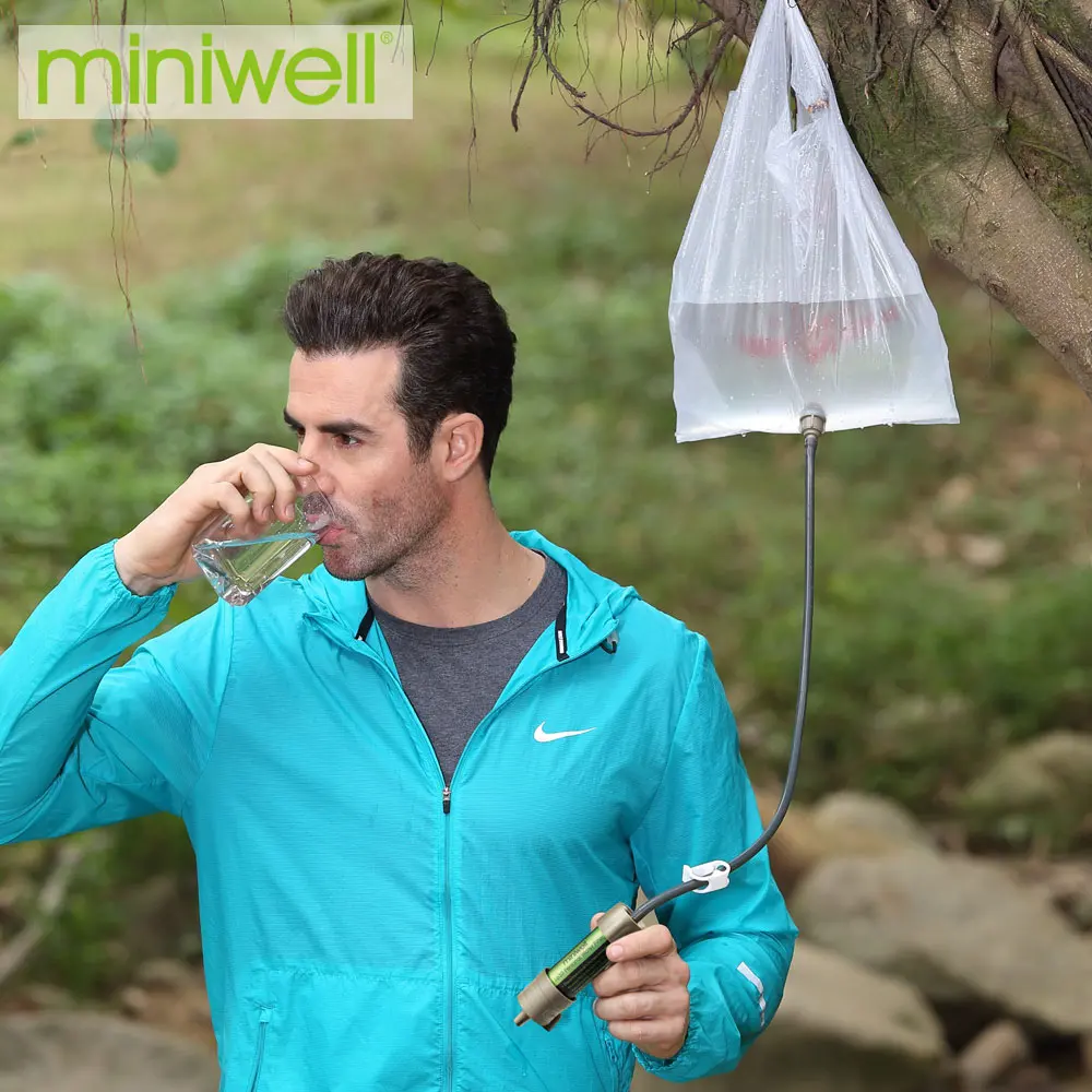 Miniwell L630 военный персональный фильтр для воды комплект выживания снаряжение