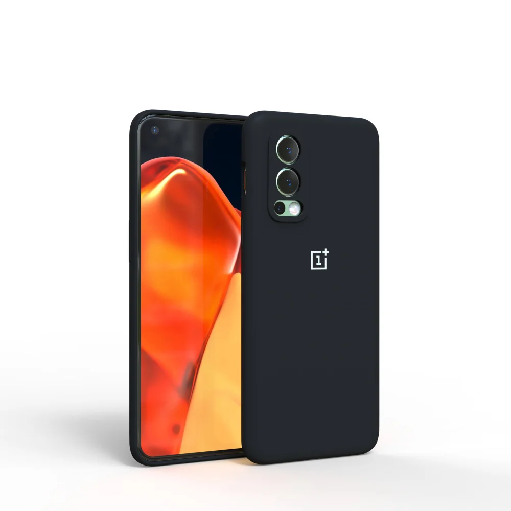 Original OnePlus Nord2 Case High Quality Liquid Silicone Soft Cover For Nord 2 N200 N10 N100 CE full protectiver case phone pouch case