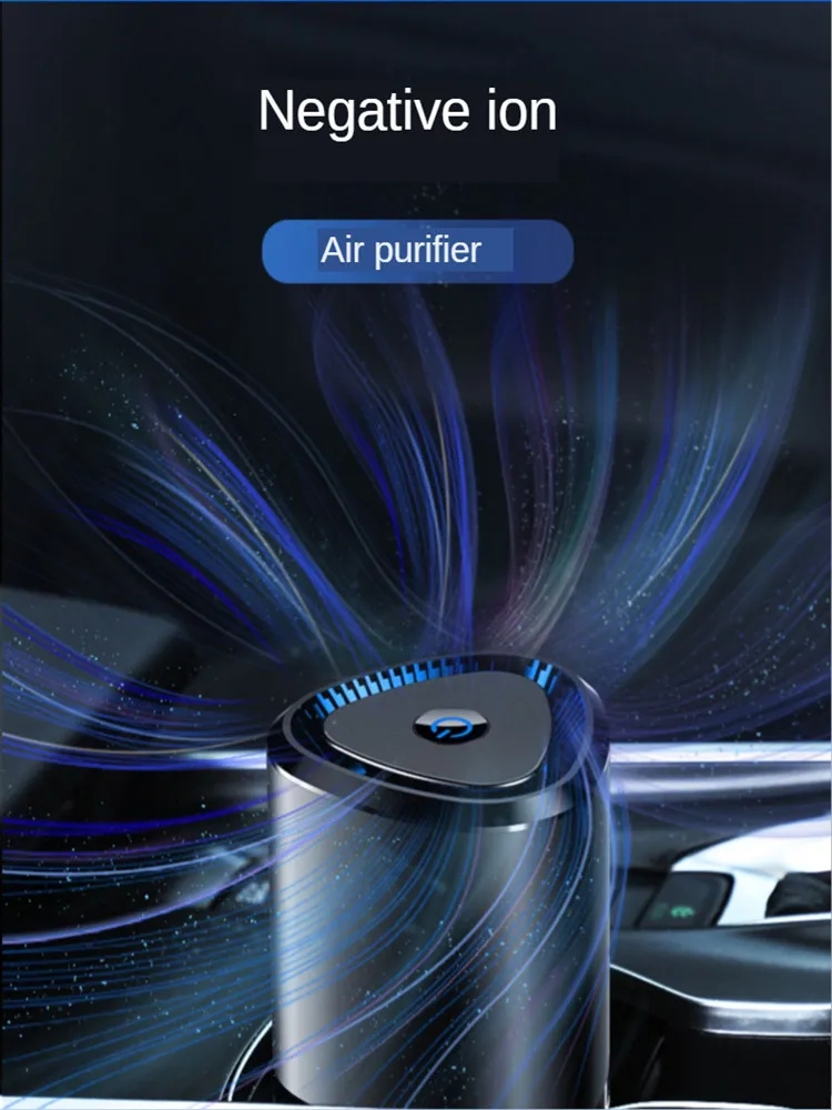 E FOUR 360° Car Air Purifier Ionizer 4 Stage Filtration Air Cleaner Anti Virus Captures PM2.5 Eliminate Allergens Odor Smell Car| | - AliExpress