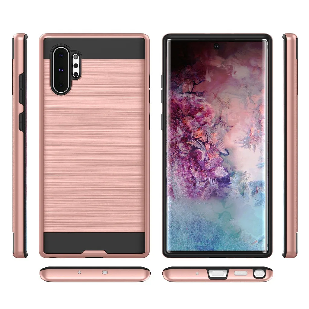 Для samsung Note10+ портативные полузакрытые чехлы для телефонов Роскошный Жесткий матовый чехол амортизирующий Противоскользящий ударопрочный чехол