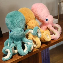 Grandes peluches de poulpe, jouet de simulation d'animaux mignons, animal de compagnie, pendentif rempli d'animaux de dessin animé, décoration de la maison