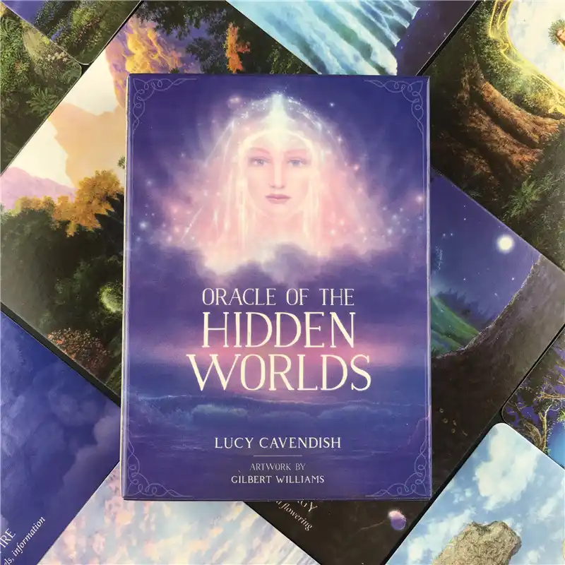 Hot Sell Oracle Of The Hidden Worlds Tarot Cards Set Home Party Supplies Game Cards With Full English Pdf Guidebook Card Games Aliexpress