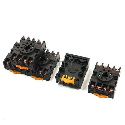 

5pcs PF083A 8 Pins Screw Terminals Power Relay Socket Base for JTX-2C DH48S