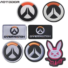 Часы Pioneer знак липучке нарукавная эмблема Overwatch OW рюкзак с вышивкой Стикеры ПВХ мягкие наклейки