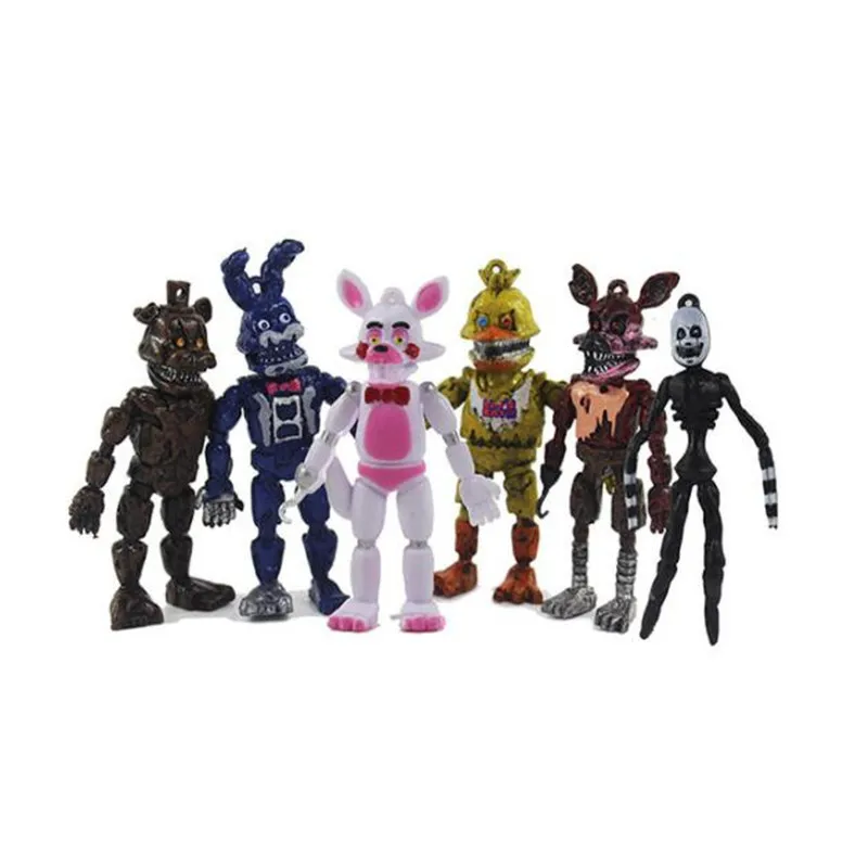 6 Pcs/set Five Night At Freddy Fnaf Detachable Joint Freddy Toys Anime Cute  Bonnie Bear Action Figures Toy Model Christmas Gifts - Action Figures -  AliExpress