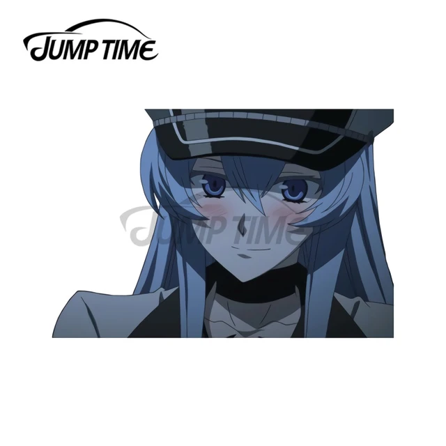 Esdeath V2 Akame Ga Kill Weatherproof Anime Sticker 6 Car Decal