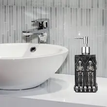 Инновационный композитный диспенсер для мыла многоразовый лосьон мыльный насос бутылки многогранные квадратные бутылки для мыла для ванной комнаты 460 мл