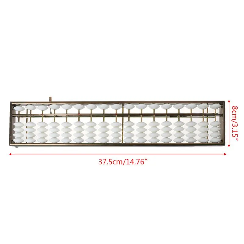 17 цифровые стержни Soroban стандартный Abacus Китайский Японский калькулятор Счетный