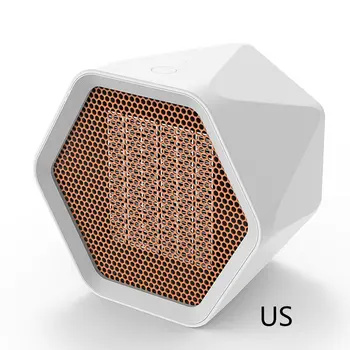 

1000W Portable Electric Desktop Heater Hot Air Fan Hexagonal Heater Warmer Machine Heating Stove Radiator Office