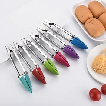 

Colorful Color Silicone Food Clip 7 Inch Food Bread Barbecue Clip Food Clip Steak Clip Buffet Clip