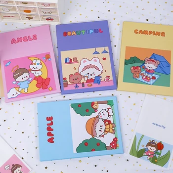 

Portable Korean Fashion MIni Desktop Princess Folding Mirror Cartoon Dormitory For Cute Girls Portable Mini Mirrors