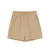 beige shorts