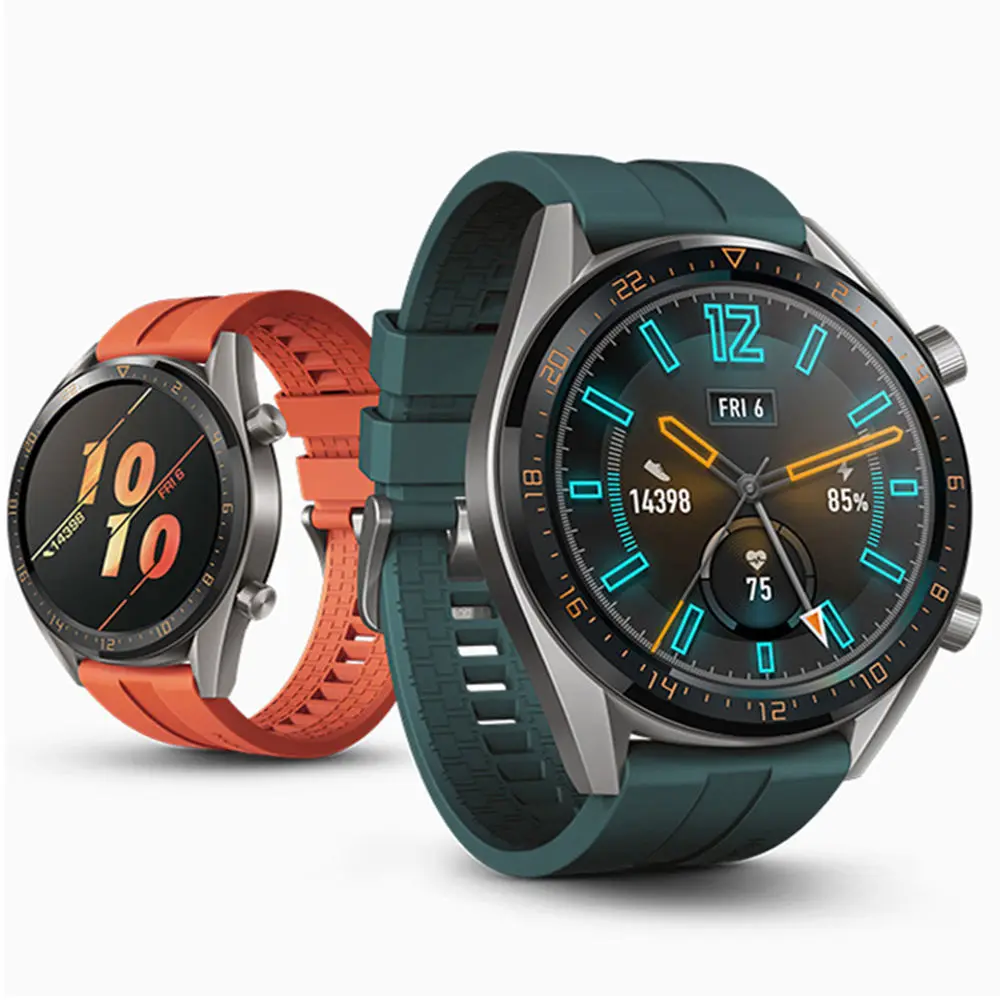 Ремешок gear S3 для samsung Galaxy watch 46 мм huawei Watch GT силиконовый 22 мм ремешок для часов amazfit bip Bracelet gear S 3 46