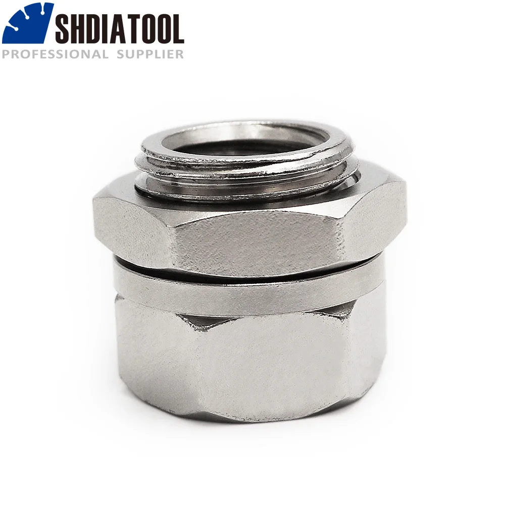 SHDIATOOL Adapter M14 or 5/8-11 Thread Connector for Angle Machine, Converter Adapter Screw Connecting Tool Accessories novastar cvt310 fiber converter led controller system accessories 100 240 v 50 60 hz connect the sending card to led display