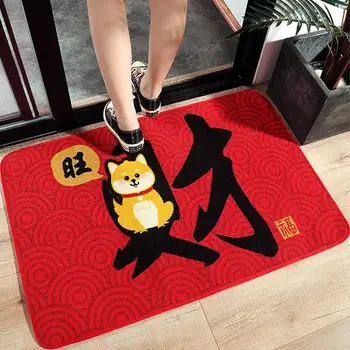 

Repeatable Floor Mat Nylon Bedroom Kitchen Decoration Mat Bathroom Mat Dog Pattern Sofa Home Living Room