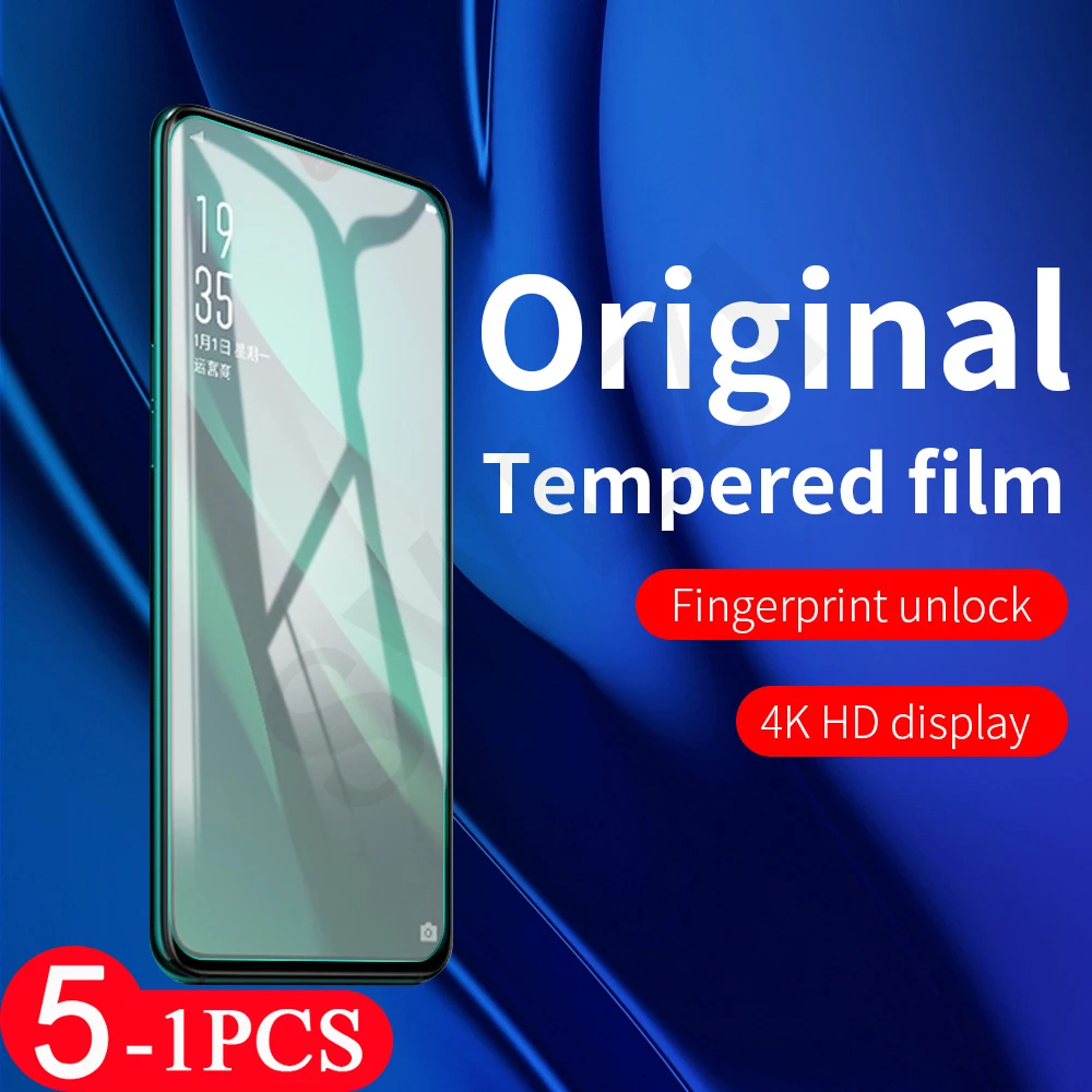 Защитное стекло для OPPO Reno 5 lite 5F 5Z 5K 4 SE 4Z 4F 3 pro plus 5G 2 2Z 2F A 10X ZOOM, закаленное, 5-1 шт.
