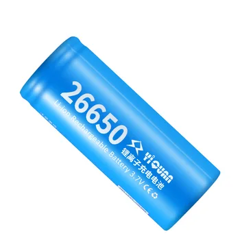 

26650 Li-lon Battery Rechargeable 3.7V 6500mAh Lithium Battery Suitable for Flashlight Headlight 5000mah 26650 Battery 4-10pcs