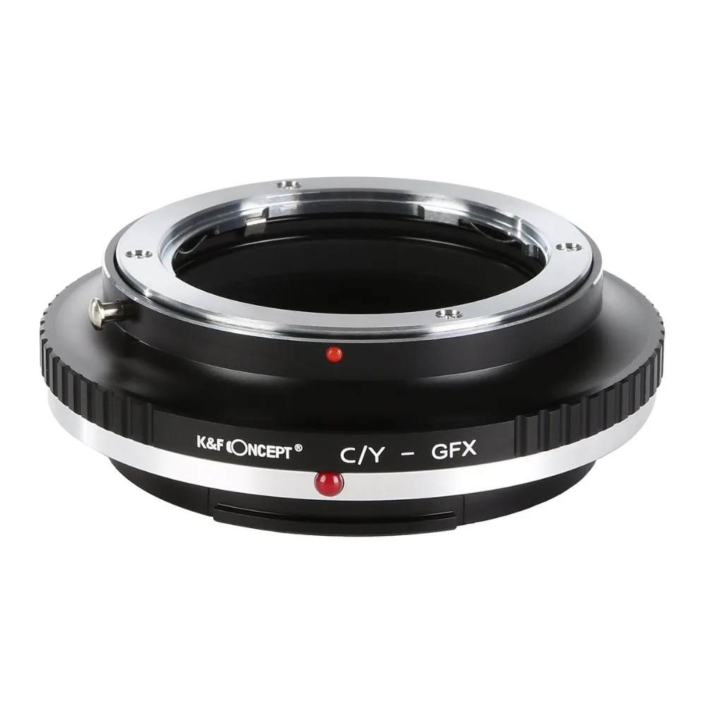 K& F адаптер для объектива адаптер для Contax/Yashica CY C/Y Крепление объектива для Fujifilm G-Mount GFX беззеркальных цифровых камер