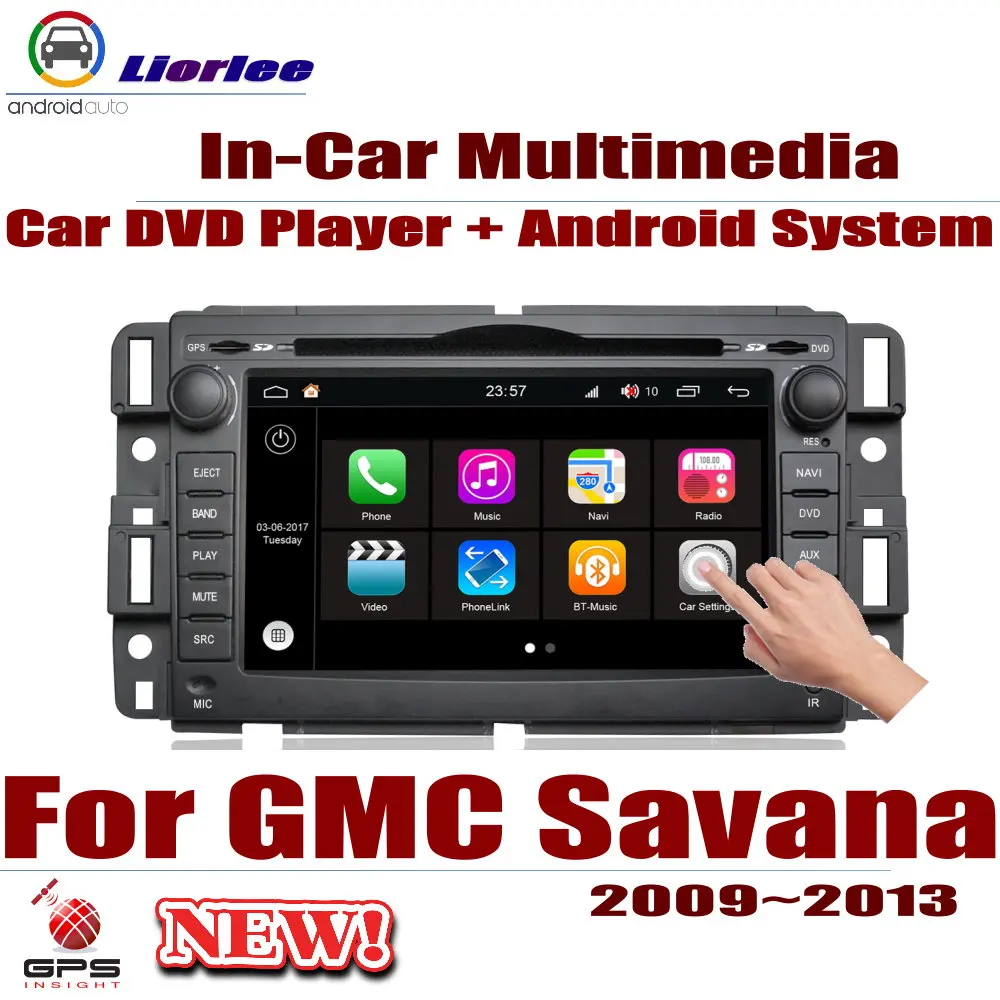 

For GMC Savana 2009-2013 Android HD Displayer System Audio Video Stereo In Dash Head Unit Car Radio DVD GPS Player Navigation