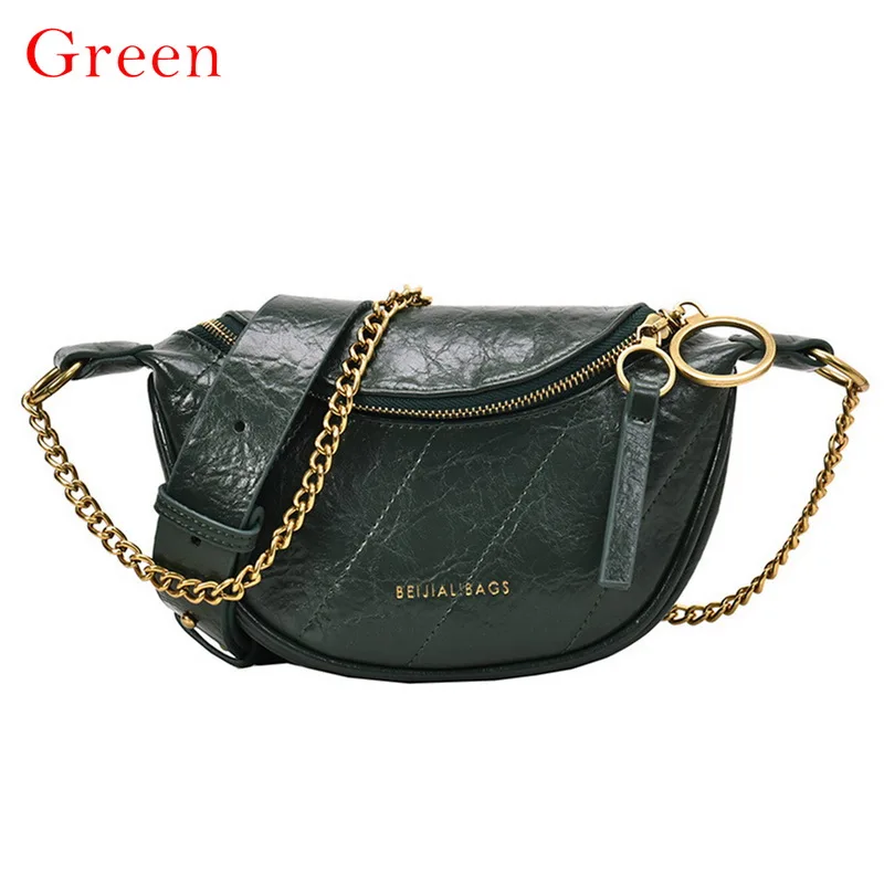 Adisputent, модная сумка из искусственной кожи, кожаная сумка через плечо, сумка через плечо, цепочка, маленькие женские дорожные сумки и кошельки - Цвет: green