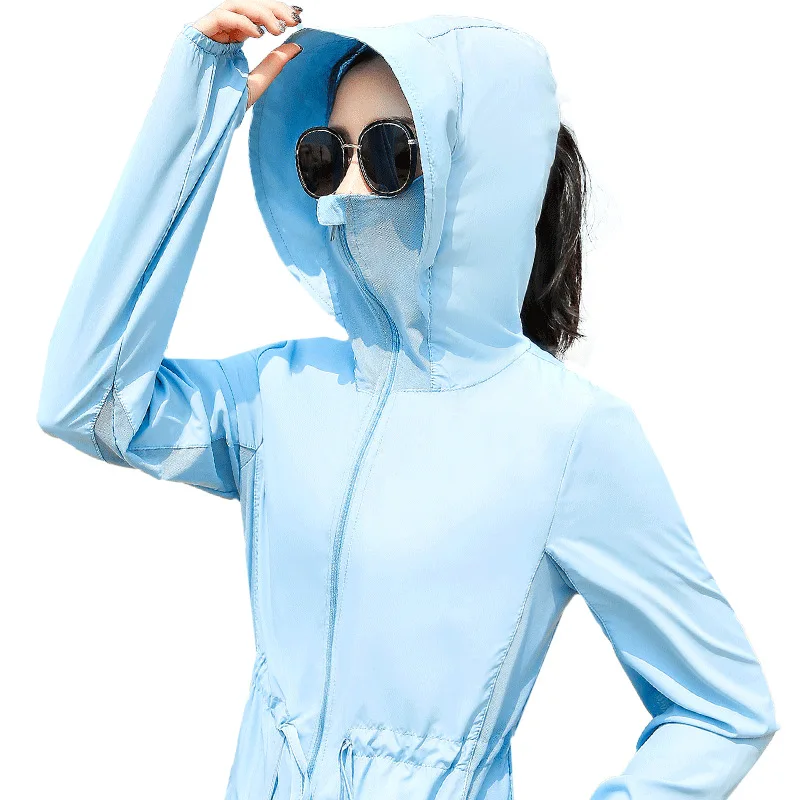 

Sun-Proof Clothing Women's Short Style UV Protection Summer New Korean-Style Thin Sun-Protective Clothing Trench Coat for Women