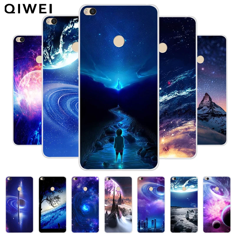 

Case For Xiaomi mi max 2 Cases Sky Space Soft TPU Silicone Back Cover For xiaomi mi max2 Phone Cases Protector Coque Mi Max 2